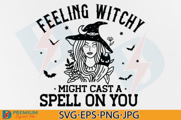 Feeling Witchy Graphics for Crafts and Halloween Fun