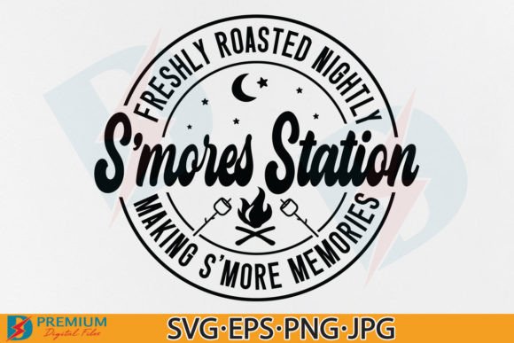 Fun Campfire SVG for Crafts and Graphics