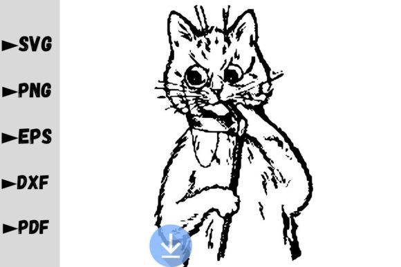 Fun Cat SVG for Graphics and Crafts