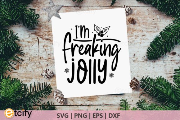 Fun Christmas Graphic for Crafts and Design